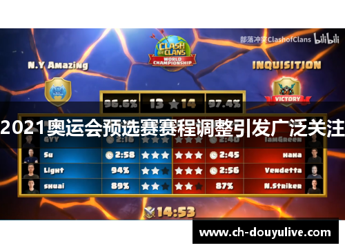 2021奥运会预选赛赛程调整引发广泛关注